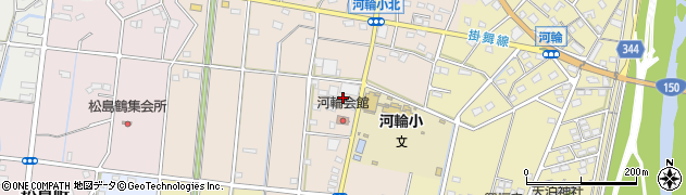 とぴあ浜松農協　東南地区支店河輪支店周辺の地図