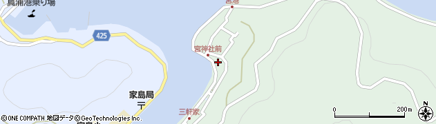 兵庫県姫路市家島町宮1038周辺の地図
