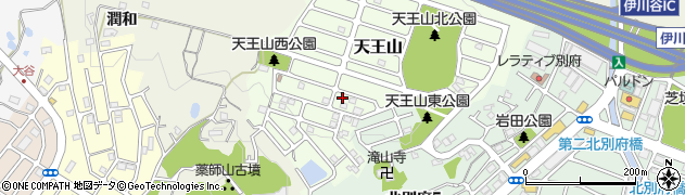 兵庫県神戸市西区天王山周辺の地図