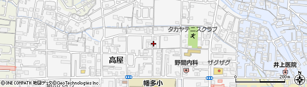 岡山県岡山市中区高屋周辺の地図