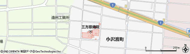 三方原病院周辺の地図