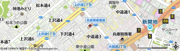 兵庫警察署周辺の地図