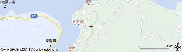 兵庫県姫路市家島町宮1025周辺の地図