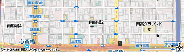 大阪府大阪市中央区南船場2丁目6-20周辺の地図