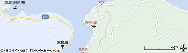 兵庫県姫路市家島町宮976周辺の地図