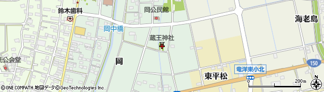 静岡県磐田市岡240周辺の地図