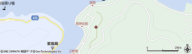 兵庫県姫路市家島町宮889周辺の地図