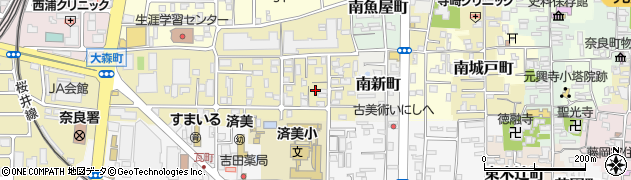 奈良県奈良市大森町283周辺の地図