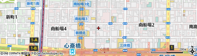 ブックオフ　大阪・心斎橋店周辺の地図