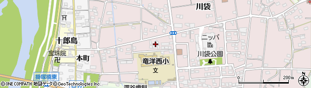 静岡県磐田市川袋1859周辺の地図
