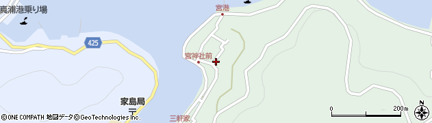 兵庫県姫路市家島町宮1033周辺の地図