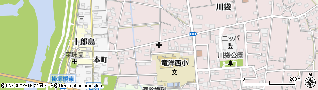 静岡県磐田市川袋1846周辺の地図