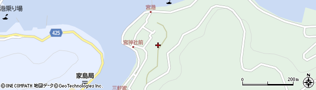 兵庫県姫路市家島町宮890周辺の地図