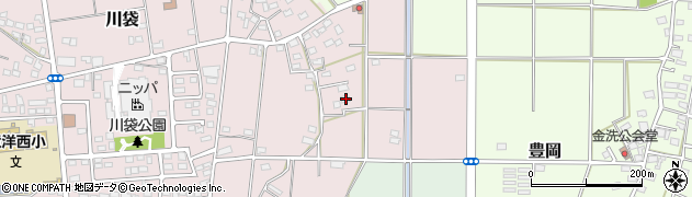 静岡県磐田市川袋1135周辺の地図