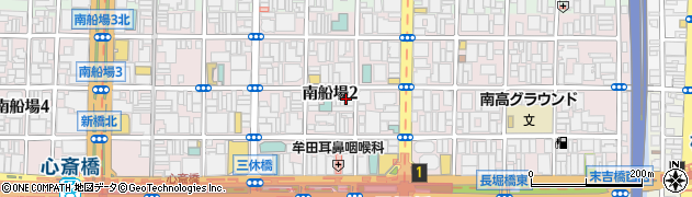 大阪府大阪市中央区南船場2丁目6-29周辺の地図