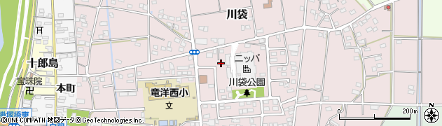 静岡県磐田市川袋1567周辺の地図
