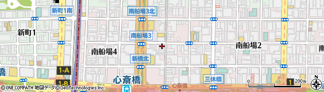 元禄寿司 心斎橋店周辺の地図