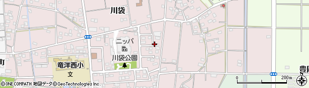 静岡県磐田市川袋1048周辺の地図