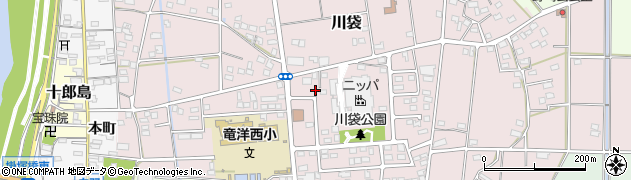 静岡県磐田市川袋1564周辺の地図