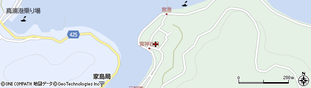 兵庫県姫路市家島町宮982周辺の地図