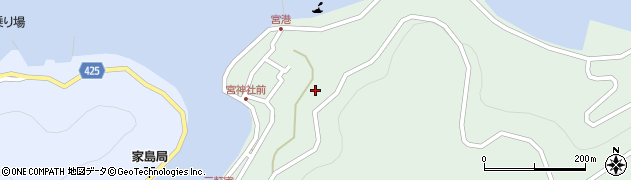 兵庫県姫路市家島町宮879周辺の地図