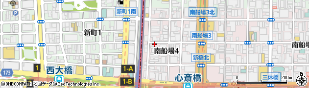 鍼灸整体ランプココ大阪心斎橋院周辺の地図