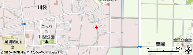 静岡県磐田市川袋1297-1周辺の地図
