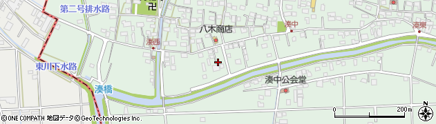 静岡県袋井市湊3720-2周辺の地図