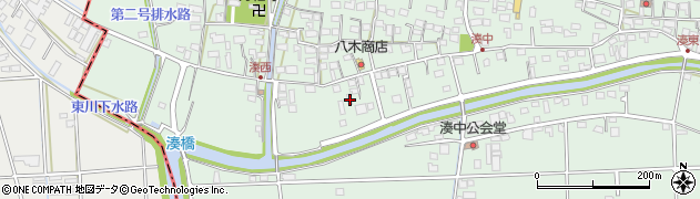 静岡県袋井市湊3722-1周辺の地図