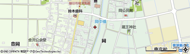 静岡県磐田市岡870周辺の地図