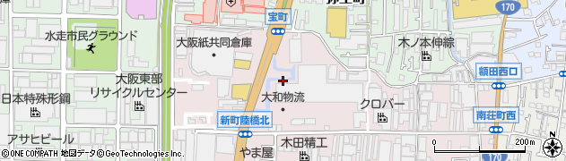 大阪府東大阪市宝町17周辺の地図