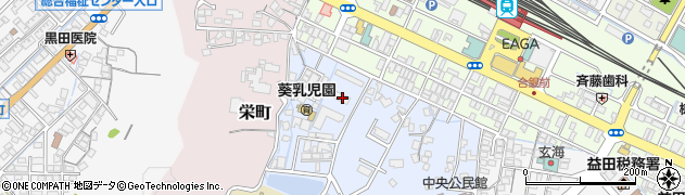 島根県益田市赤城町5周辺の地図