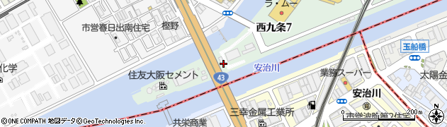 安治川大橋周辺の地図