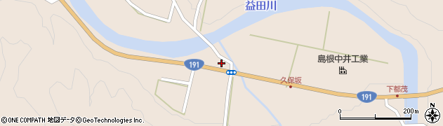 島根県益田市美都町仙道911周辺の地図