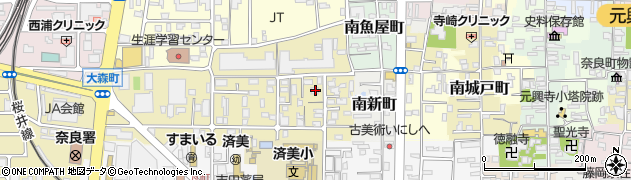 奈良県奈良市大森町280周辺の地図