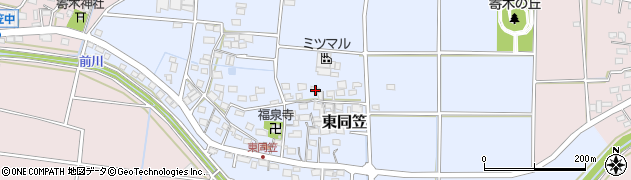 静岡県袋井市東同笠178周辺の地図
