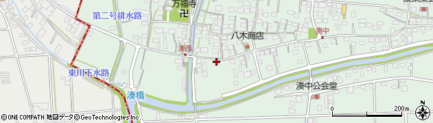 静岡県袋井市湊3736周辺の地図