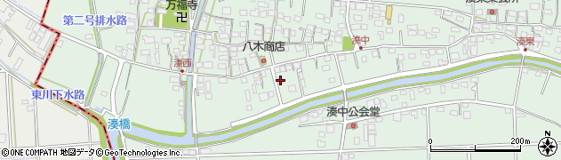 静岡県袋井市湊3709周辺の地図