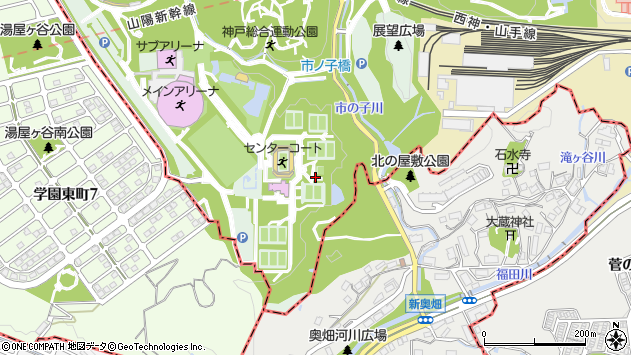 〒654-0163 兵庫県神戸市須磨区緑台の地図