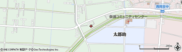 静岡県袋井市湊2584周辺の地図