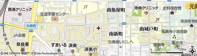 奈良県奈良市大森町279周辺の地図