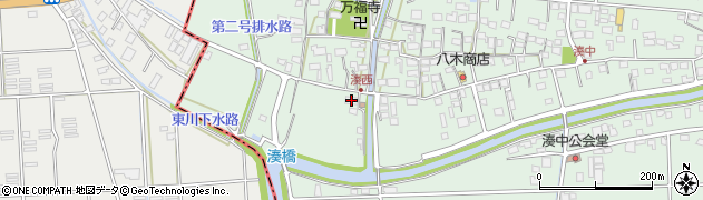 静岡県袋井市湊3749周辺の地図