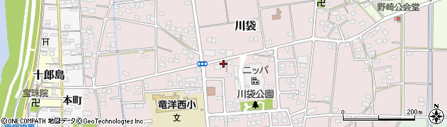 静岡県磐田市川袋1559-4周辺の地図
