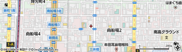 大阪府大阪市中央区南船場3丁目2-6周辺の地図