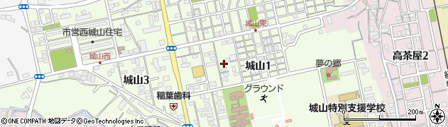 三重県津市城山周辺の地図