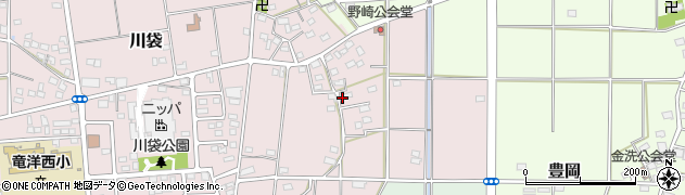 静岡県磐田市川袋1133周辺の地図