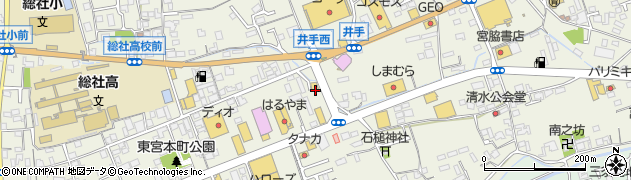 大阪王将 総社店周辺の地図