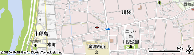 静岡県磐田市川袋1662周辺の地図