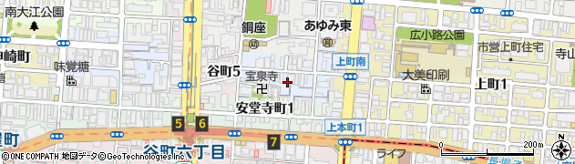 大阪府大阪市中央区龍造寺町周辺の地図