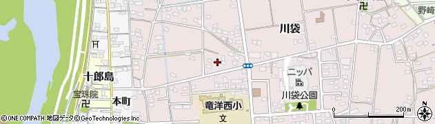 静岡県磐田市川袋1672周辺の地図